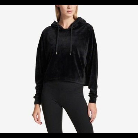 Dkny Sweaters - DKNY Sport Velour Pullover Hoodie